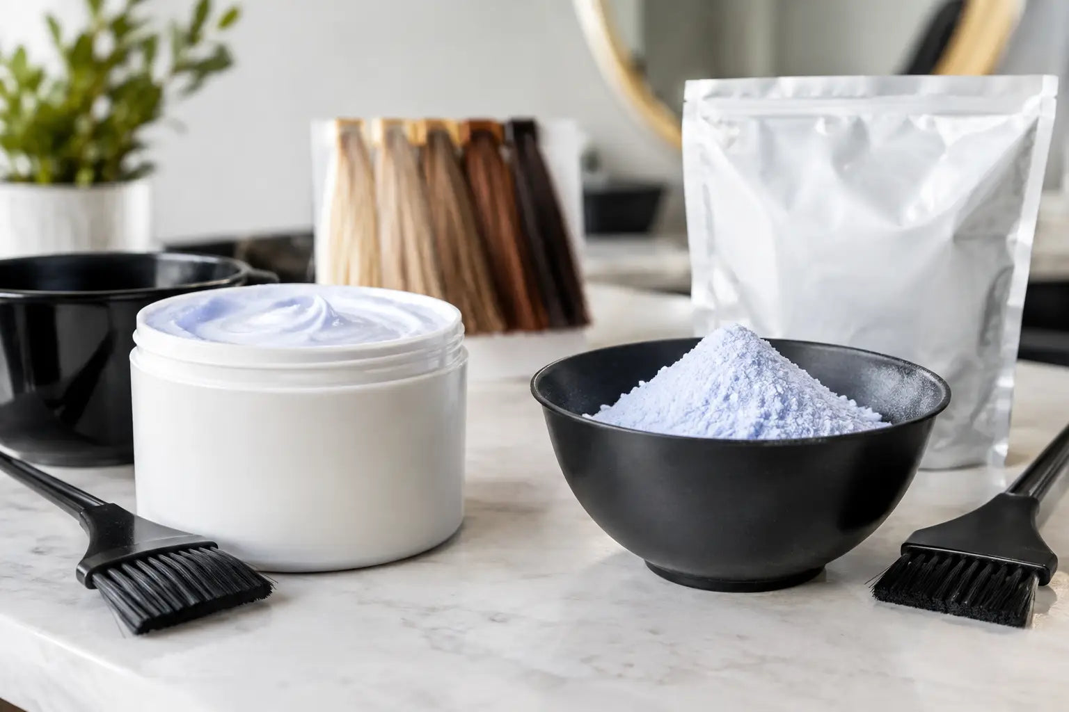 Cream Bleach vs Powder Bleach for Salon Color
