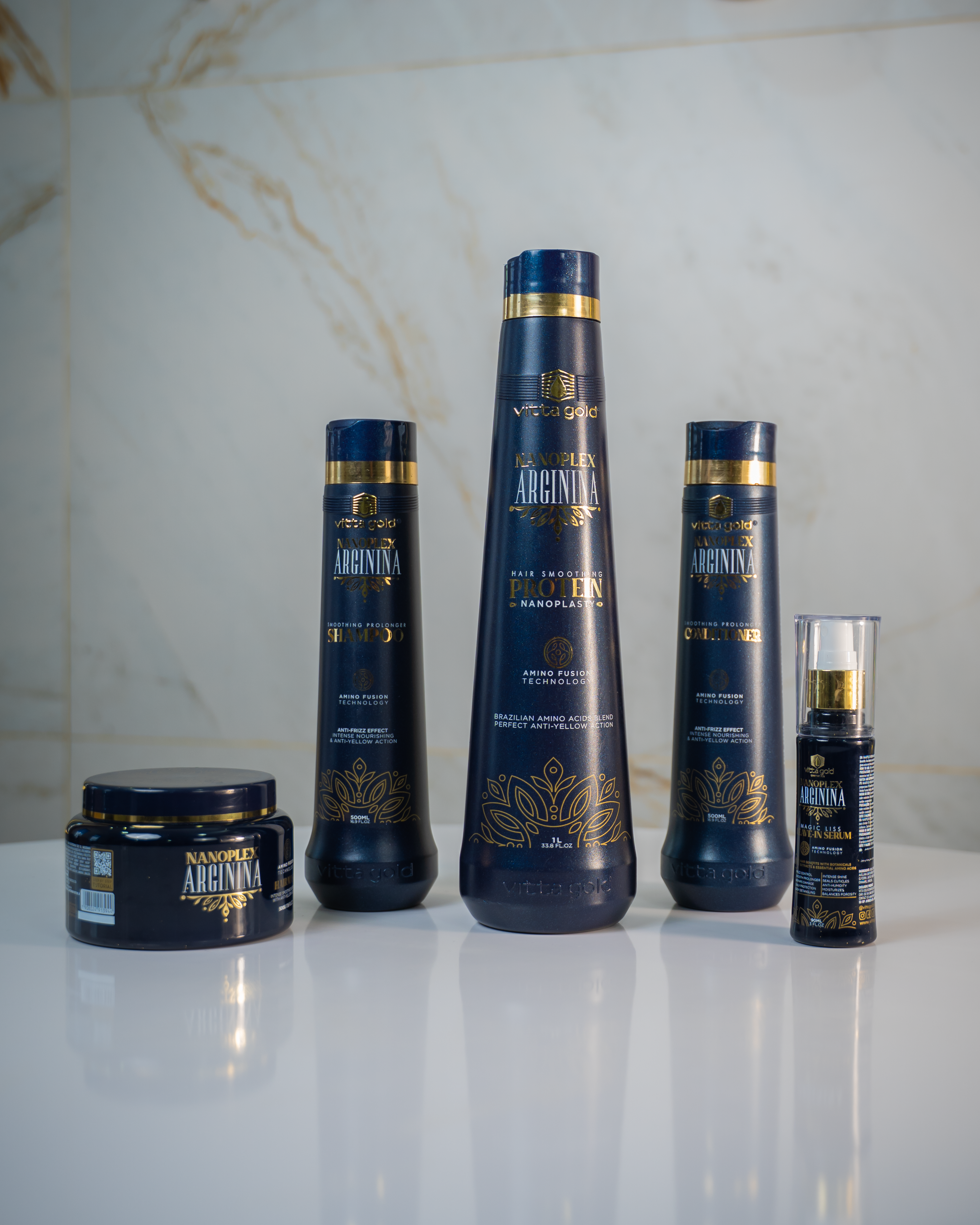 Nanoplex Arginina™ Hair Straightening Nanoplastia Treatment Set 500ml