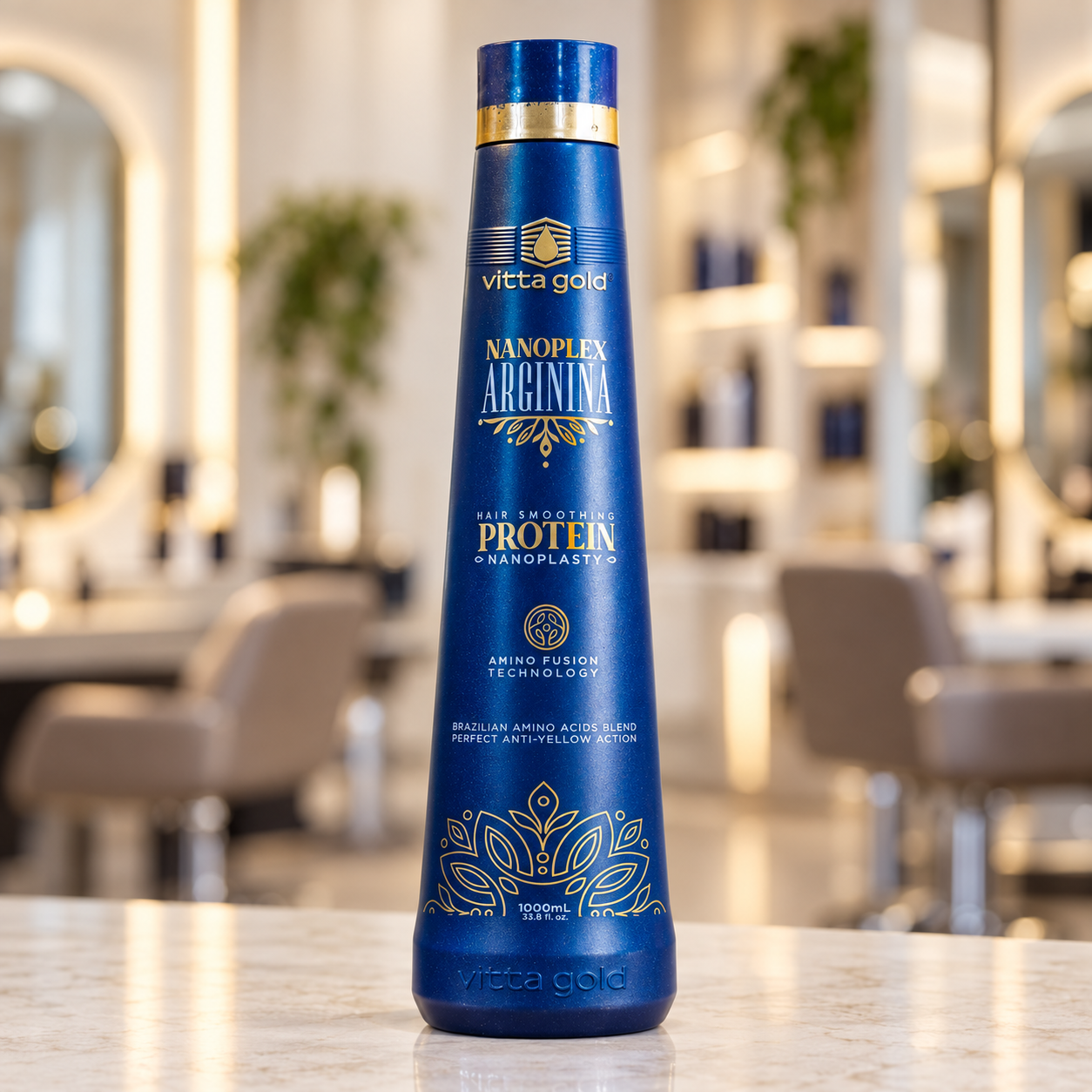 Nanoplex Arginina™ Hair Straightening Nanoplastia Protein 1L/1000ml (33.8 fl. oz)