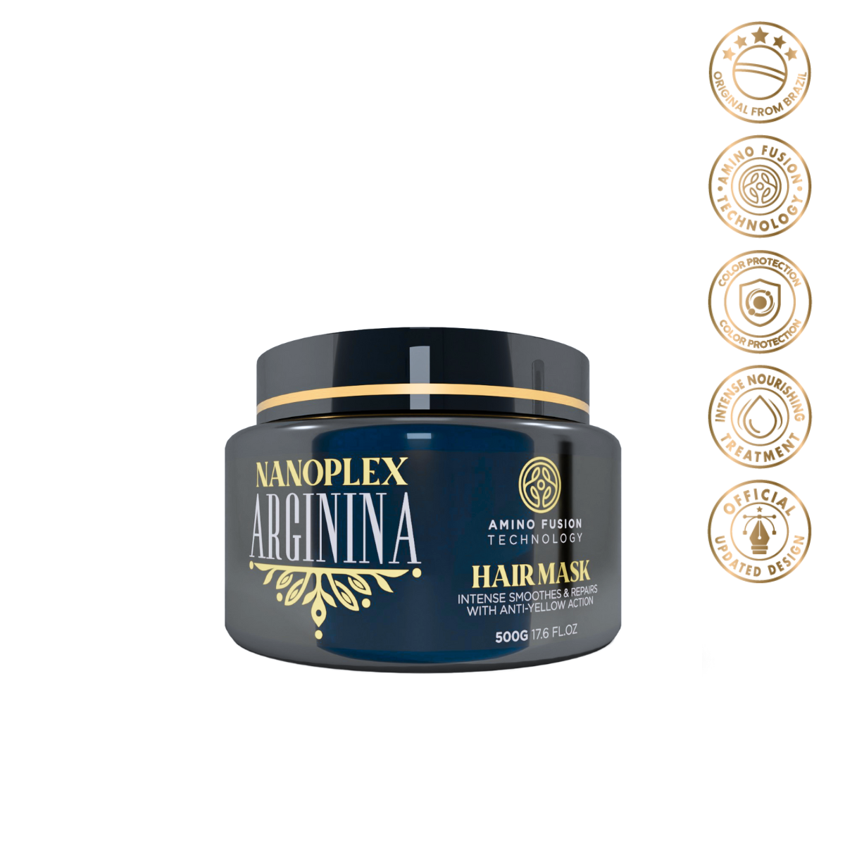Nanoplex Arginina™ Nourishing and Color Care Hair Mask 500g (17.6 fl.oz)